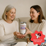 Gift for Grandma - Abuela Gift 20 ounce oz white Tumbler - Birthday Gifts for Women Grandma