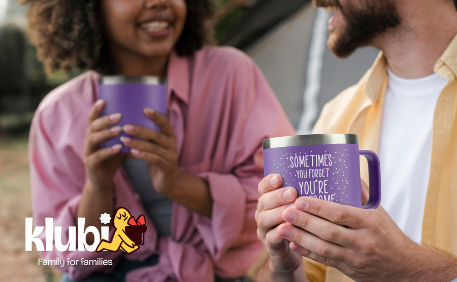 Gifts for Women and Mothers - Sometimes You Forget You Are Awesome 14 ounce oz Purple Mug Birthday Gifts