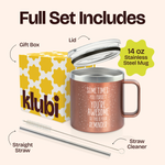 Gifts for Women and Mothers - Sometimes You Forget You Are Awesome 14 ounce oz Rose Gold Mug