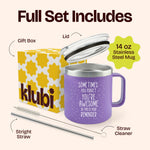 Gifts for Women and Mothers - Sometimes You Forget You Are Awesome 14 ounce oz Purple Mug Birthday Gifts