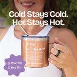 Gift for Mom Women Nurse - Chaos Coordinator Rose Gold 14 ounce oz Mug Gifts for Mom Women Coworker Nurse