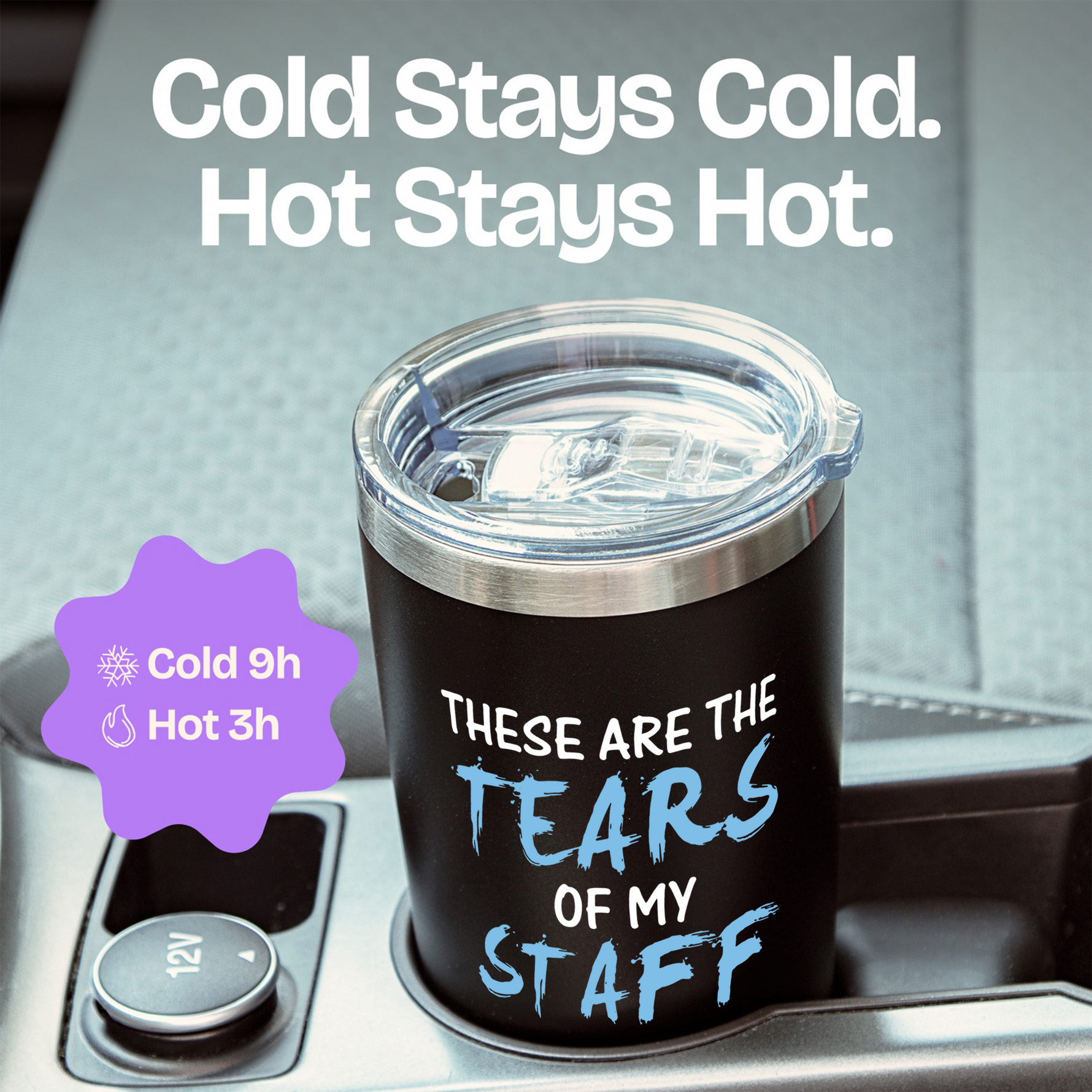 Gifts for Boss Coworker - These are the Tears Of My Staff Black 20 ounce oz Tumbler Gifts