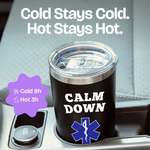Gifts for Nurse Coworker - Calm Down I've Done This on A Mannequin - Black 20 ounce oz Tumbler Birthday Graduation