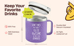 Gifts for Women and Mothers - Sometimes You Forget You Are Awesome 14 ounce oz Purple Mug Birthday Gifts