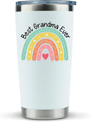 Grandma Coffee Mug Grandma Tumbler with Lid And Straw 20 Ounce - Best Grandma Gifts for Grandma Birthday Gifts for Gigi Grandma