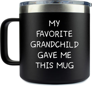 KLUBI Grandma Gifts from Grandchildren My Favorite Grandchild Gave Me This Mug Gift Idea for Grandma from Grandson