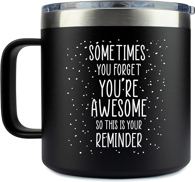 KLUBI Inspirational Gifts for Men Sometimes You Forget You’re Awesome Mug Birthday Gifts For Men