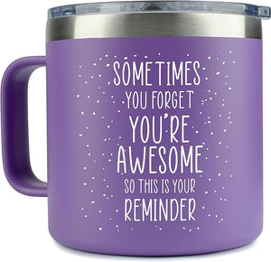 Birthday Gifts for Women - Sometimes You Forget You Are Awesome, Mothers Day Gifts for Mom From Daughter, Mug, Gifts Baskets, Fun Teacher Gifts