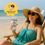 Gifts for Friends - Freaking Love Penguins White 20 ounce oz Tumbler Gifts Casual Friendship