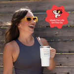Gift for Women, Boss - Chaos Coordinator White 20 ounce oz Tumbler Gifts for Boss Lady Mom Coworker