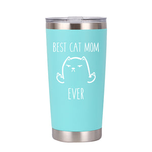 Cat Mom Travel Mugs/Tumbler - 20oz Mug for Coffee/Tea