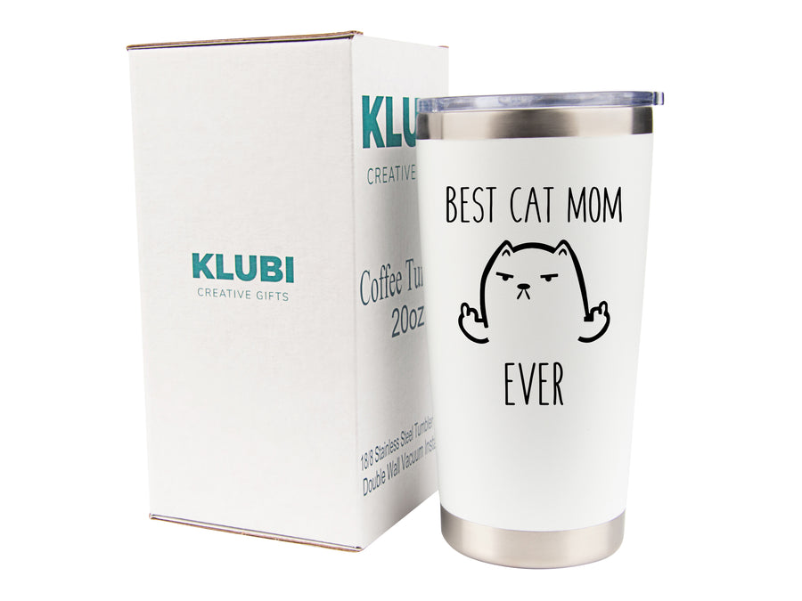 Cat Mom Travel Mugs/Tumbler - 20oz Mug for Coffee/Tea