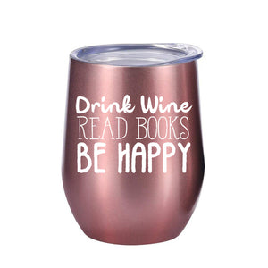 Book Lovers Gifts Women - 12 oz Wine Tumbler or Mug