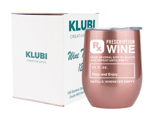Nurse Gifts for Women Funny -Prescription Tumbler for Wine/Coffee